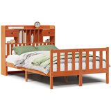  Krevet s regalom za knjige bez madraca 135 x 190 cm od borovine | shoptok.hr