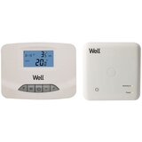 Well sobni termostat lcd brezžični , program (5+1+1), obm.: 5-30°C (0,5°C), IP30, I(10A), bela barva, (20849602) Cene