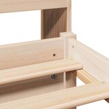 vidaXL Krevet s regalom za knjige bez madraca 100 x 200 cm od borovine | shoptok.hr