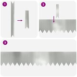  Ograda oko Travnjaka 30 pcs Srebrno 100 x 0.05 x 20 cm | Eponuda.com
