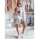 DStreet Bluza damska oversize z nadrukiem FEELME szara | shoptok.hr