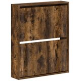  Ormar za cipele na zidu ARNHEM 71 x 17 x 86 cm Dimljeni hrast - Dimljeni hrast | shoptok.hr