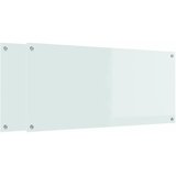  Kuhinjski zid 2 pcs Bijelo 110 x 50 cm Staklo otporno na udarce | Eponuda.ba
