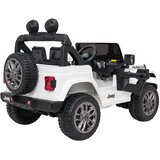  Licencirani auto na akumulator Jeep Wrangler Rubicon LIFT - bijeli | Shoptok.si