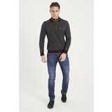 Dewberry 1039 MEN'S SWEATSHIRT-PATTERNED ANTHRACITE | shoptok.hr