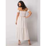 RUE PARIS Dress-346-SK-009.51-light beige | Shoptok.si