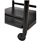 Hübsch Servirni voziček na kolesih iz masivnega hrasta 40x40 cm Norm – | Shoptok.si