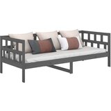  Dnevna postelja siva trdna borovina 80x200 cm, (20684759) | Shoptok.si