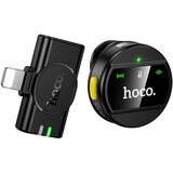 Bežični mikrofon Hoco L21 Lightning sa ENC poništavanjem okolne buke - crni | shoptok.hr