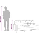  Trosjed od tkanine crvena boja vina 180 cm | shoptok.hr