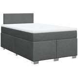  box spring s madracem tamnosivi 120 x 190 cm tkanina | shoptok.hr