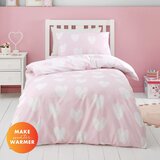 Catherine Lansfield Enojna flanelna otroška posteljnina 135x200 cm Hearts – | Shoptok.si