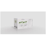 Vialli Design Kozarci v kompletu 6 ks iz borosilikatnega stekla 400 ml Geo – | Shoptok.si