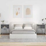 vidaXL Noćni ormarići 2 pcs Sivi hrast sonoma 49 x 36 x 61 cm Cijene