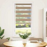 Zebra zavjesa Pješčano smeđa 65x100 cm Širina tkanine 60,9 cm Poliester | Shoptok.si