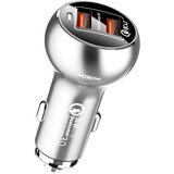 Moxom auto punjač KC-13 QC3.0 36W lightning/ siva Cene