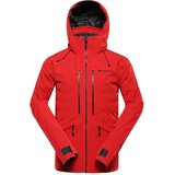 Alpine pro men's ski jacket with ptx snow membrane REAS OLYMPIC red | ePonuda.com