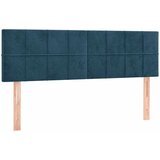  s oprugama i madracem tamnoplavi 140x190 cm baršunasti | shoptok.hr
