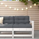 The Living Store Vrtni stol z blazino trdna borovina - Vrtni Stol, (21472915) | Shoptok.si