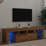 vidaXL TV ormarić LED boja hrasta 140 x 36,5 x 40 cm konstruirano drvo