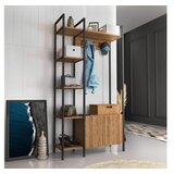 Woody Fashion cipelarnik sa čivilukom doga walnut black Cene