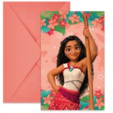 Procos Disney+Princeze Vaiana 2 party pozivnica s omotnicom set od 6 komada | shoptok.hr