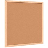 vidaXL Ploča za pisanje s crnim okvirom od punog borovine 40x40 cm | shoptok.hr