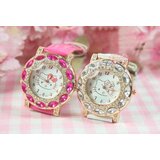 Hello Kitty dječji sat sa cirkonima u bijeloj ili rozoj boji | shoptok.hr
