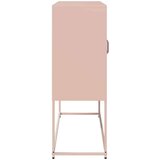  Komoda ružičasta 100 5x39x107 cm hladno valjani čelik | shoptok.hr