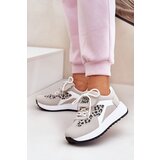 Boto Sports Shoes Sneakers Women On Platform Leopard White-Beige Pumbes Cene