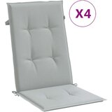 vidaXL Blazina za stol 4 kosi melanž svetlo siva 120x50x4 cm blago | Shoptok.si