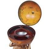 vidaXL globus z barom / stojalo za vino Atlas dizajn 42x42x85 cm | Shoptok.si