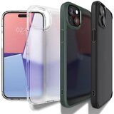 Spigen OVITEK CRYSTAL HYBRID ZA IPHONE 15 PLUS PROZOREN VISOKA ZAŠČITA, (5000311084) Cene