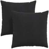  Jastučići za sofu 2 pcs Crna 60 x 60 cm Kordura tekstil | Eponuda.com