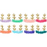 Meri Meri set 8 otroških okrasnih trakov za na glavo reindeer fringe antler | Shoptok.si