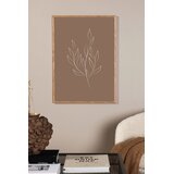Venture Home poster Drawed Leaf 30 × 40 cm, smeđi | shoptok.hr