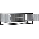 TV ormarić sivi Sonoma 120x35x41 cm Konstruirano drvo i metal | shoptok.hr