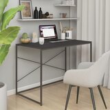 vidaXL Računalniška miza črna 110x60x70 cm iverna plošča Cene