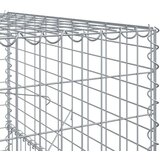 vidaXL Gabionska košara s poklopcem 1100x100x150 cm pocinčano željezo | shoptok.hr