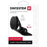 Swissten držač za mobitel, metalni, magnetski, za upravljačku ploču S-GRIP DM6 | shoptok.hr