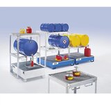 eurokraft pro Regal za sode in majhne posode, ŠxGxV 1310 x 800 x 780 mm, za majhne posode | Shoptok.si