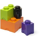 Lego kutije za odlaganje, set (4 kom): ljubičasta, narandžasta, crna, zelena | Eponuda.com