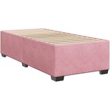 Box spring krevet s madracem ružičasti 100x200 cm baršunasti | shoptok.hr