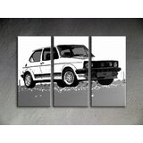  Ročno izdelana slika POP Art GOLF 3-delna (POP ART slike) | Shoptok.si