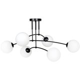 Toolight Lampa Wisząca Sufitowa Czarny Mat APP1576-6C | shoptok.hr