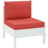  Blazine za kavč iz palet 2 kosa rdeče blago, (20655637) | Shoptok.si