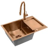REA Bath Jekleno pomivalno korito Paul BRUSH COPPER | Shoptok.si