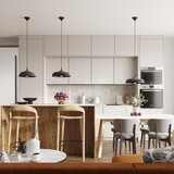 Sollux SL.1330 - visilica na sajli gina 1xE27/15W/230V prečnik 38 cm crna | Eponuda.com