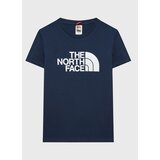 The North Face Majica Easy NF0A82GH Mornarsko modra Regular Fit | Shoptok.si