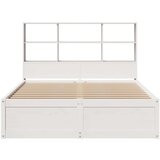 vidaXL Okvir kreveta bez madraca bijeli 140x200 cm od masivne borovine | shoptok.hr